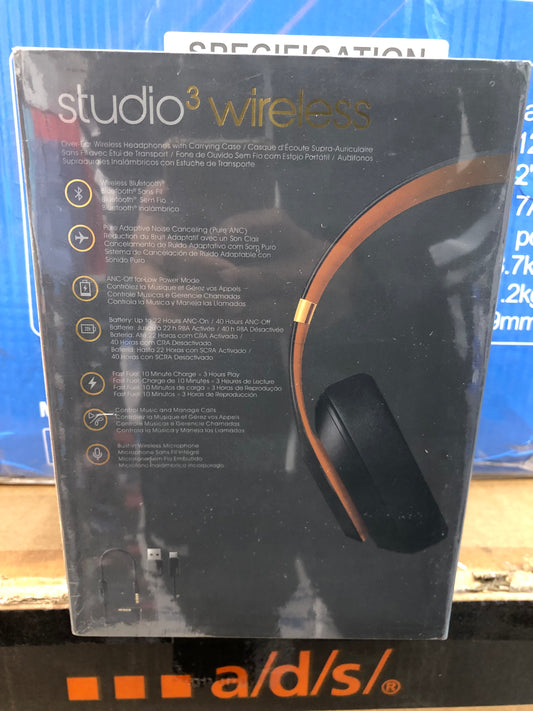 Beats By Dre Studio3 Wireless Black