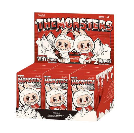 POP MART LABUBU THE MONSTERS COCA-COLA SERIES VINYL FACE - CASE OF 6